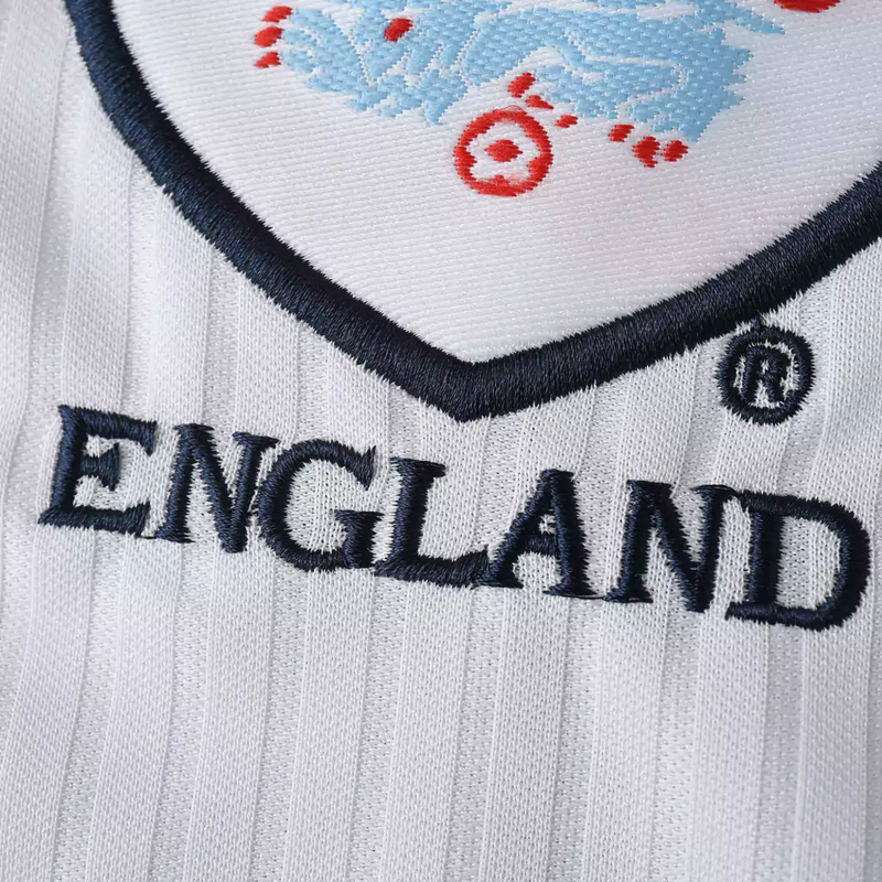 Camisa Inglaterra Home 1998 - Retrô Umbro Masculino - Branco