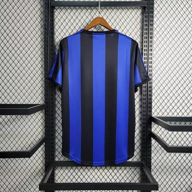 Camisa Inter de Milão Home 2006/07 - Retrô Nike Masculino - Preto e Azul
