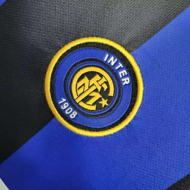 Camisa Inter de Milão Home 2006/07 - Retrô Nike Masculino - Preto e Azul