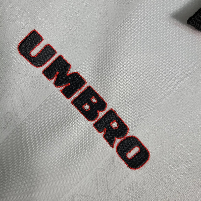 Camisa Manchester United Away 1998/99 - Retrô Umbro Masculino - Branco