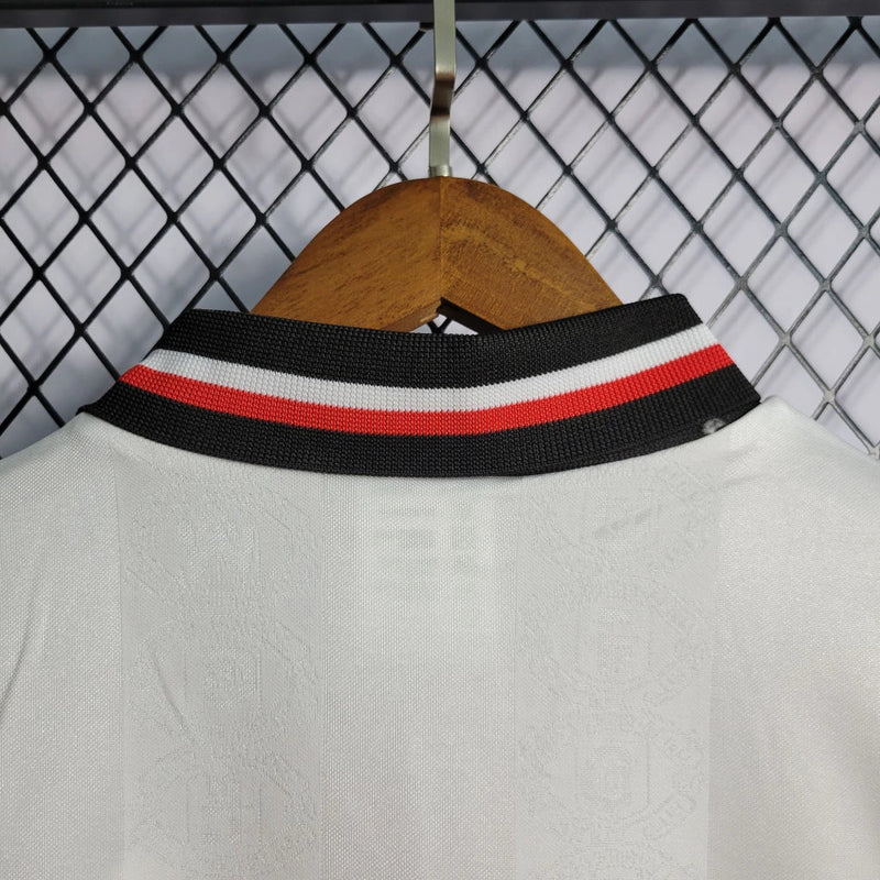 Camisa Manchester United Away 1998/99 - Retrô Umbro Masculino - Branco