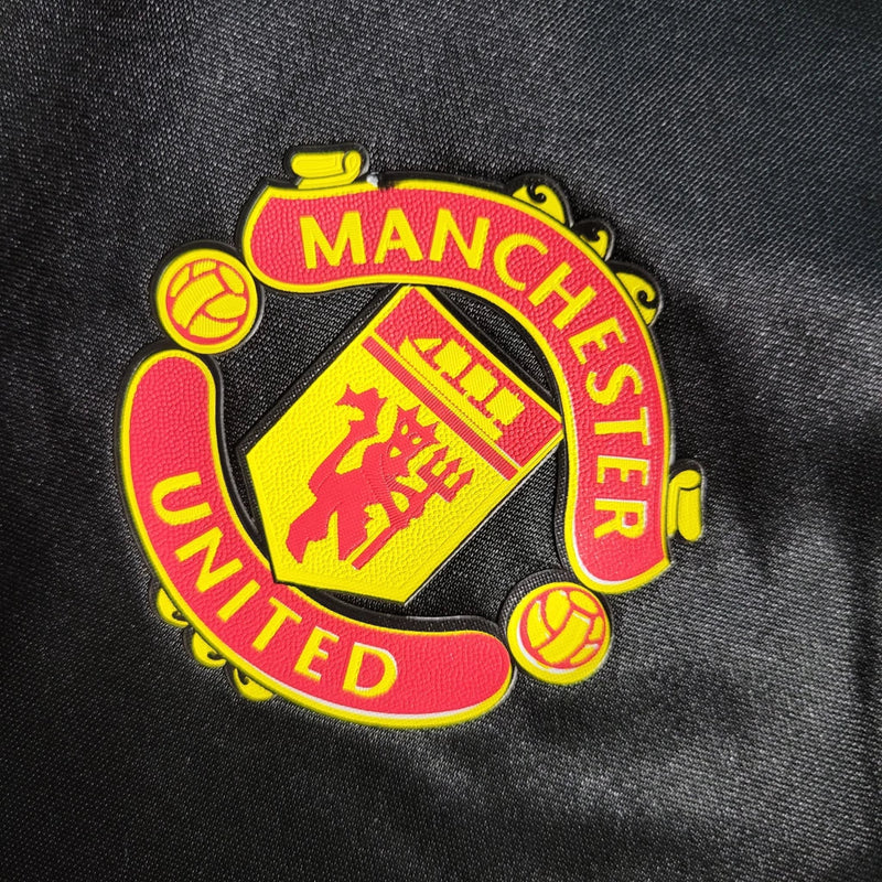 Camisa Manchester United Third 1998/99 - Retrô Umbro Masculino - Preto