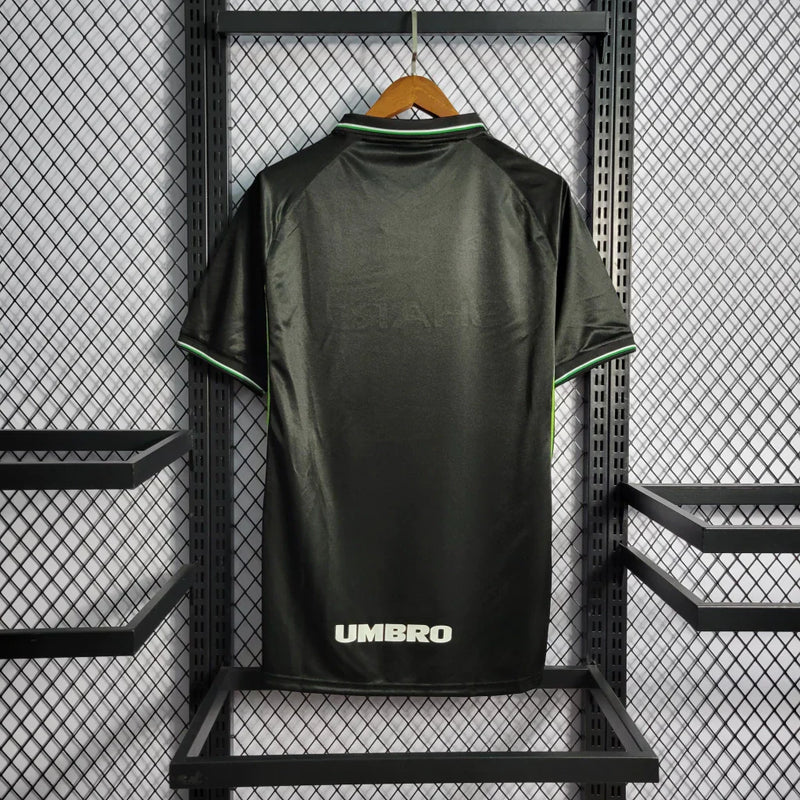 Camisa Manchester United Third 1998/99 - Retrô Umbro Masculino - Preto