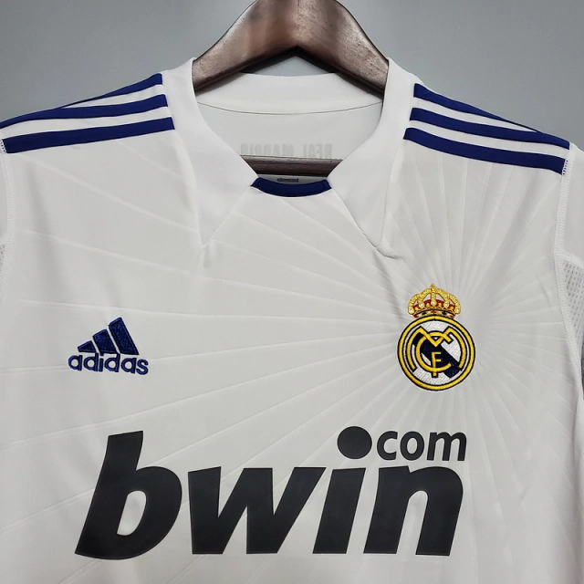 Camisa Real Madrid Home 2010/11 - Retrô Adidas Masculina - Branca