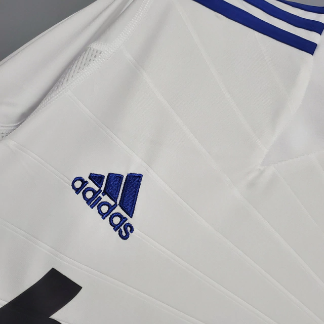 Camisa Real Madrid Home 2010/11 - Retrô Adidas Masculina - Branca