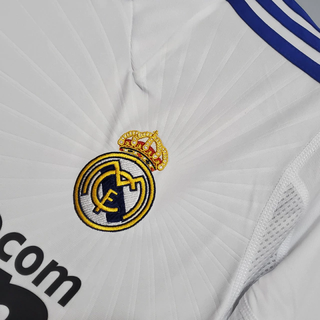 Camisa Real Madrid Home 2010/11 - Retrô Adidas Masculina - Branca