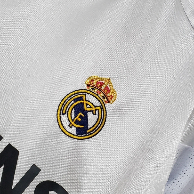 Camisa Real Madrid Home 2004/05 - Retrô Adidas Masculina - Branca