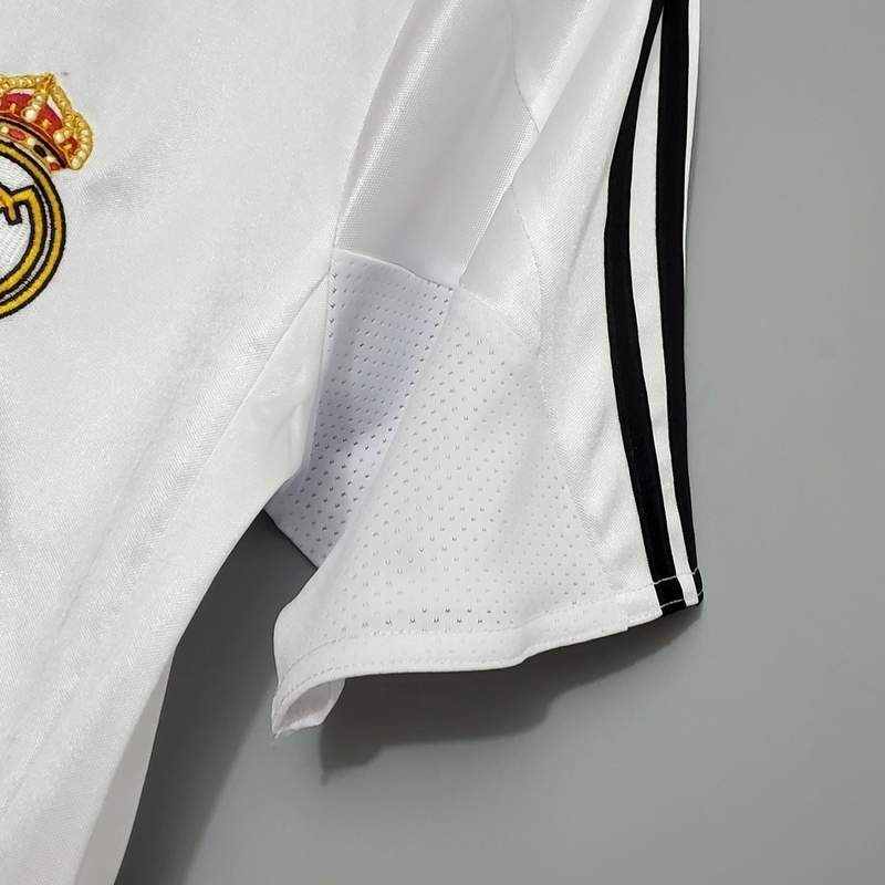 Camisa Real Madrid Home 2004/05 - Retrô Adidas Masculina - Branca