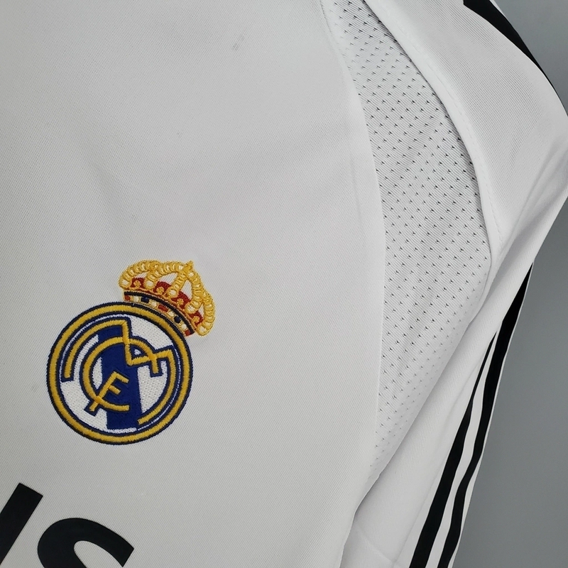 Camisa Real Madrid Home 2005/06 - Retrô Adidas Masculina - Branca