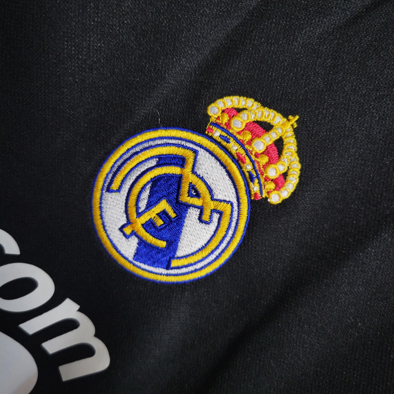 Camisa Real Madrid Away 2008/09 - Retrô Adidas Masculino - Preto