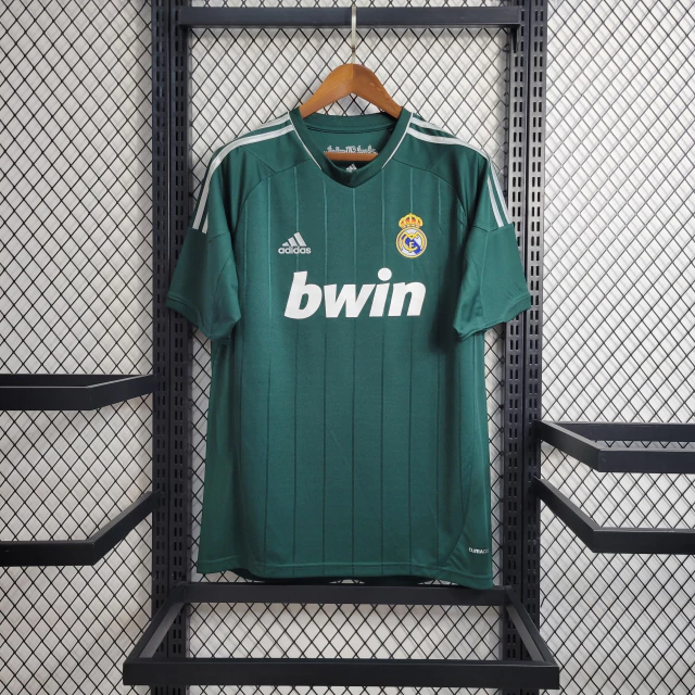 Camisa Real Madrid Third 2012/13 - Retrô Adidas Masculina - Verde