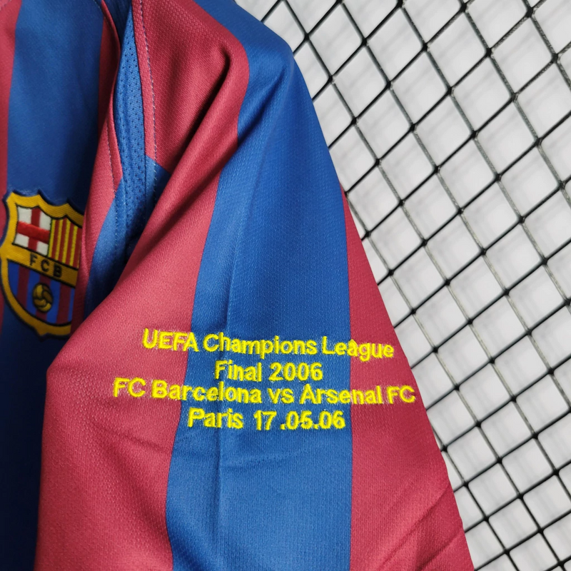 Camisa Barcelona Home 2005/06 - Retrô Nike Masculina - Listrada