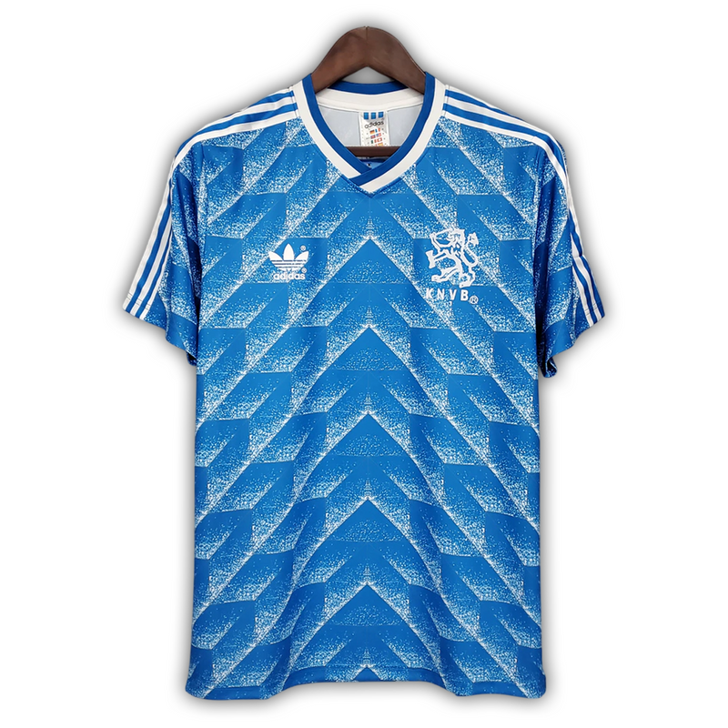 Camisa Holanda Away 1988 - Retrô Adidas Masculino - Azul
