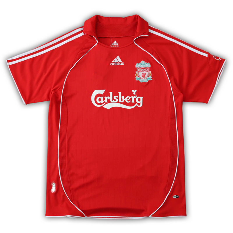 Camisa Liverpool Home 2006/07 - Retrô Adidas Masculino - Vermelho