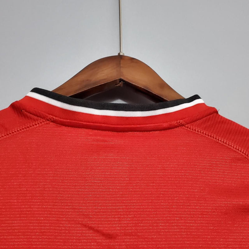 Camisa Manchester United Home 2000/01 - Retrô Umbro Masculino - Vermelho