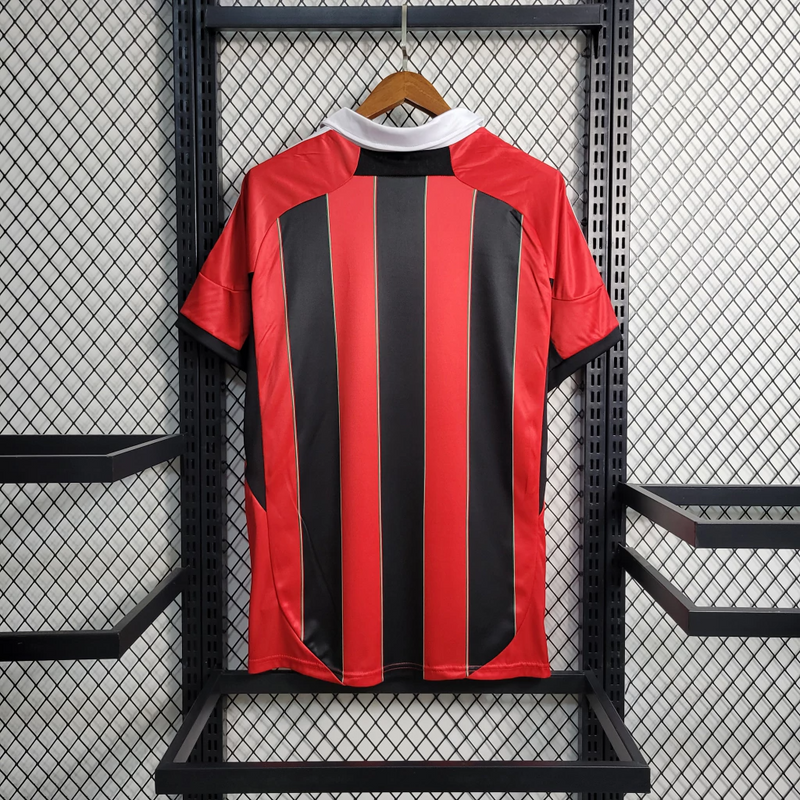 Camisa Milan Home 2012/13 - Retrô Adidas Masculino - Vermelho e Preto