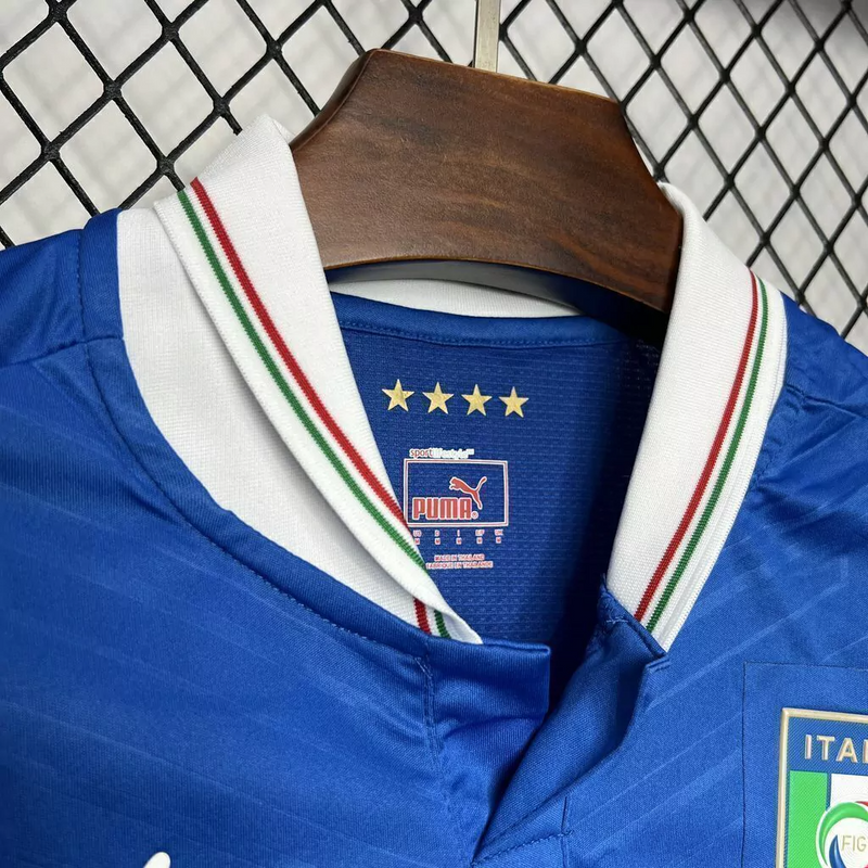 Camisa Itália Home 2012 - Retrô Puma Masculino - Azul