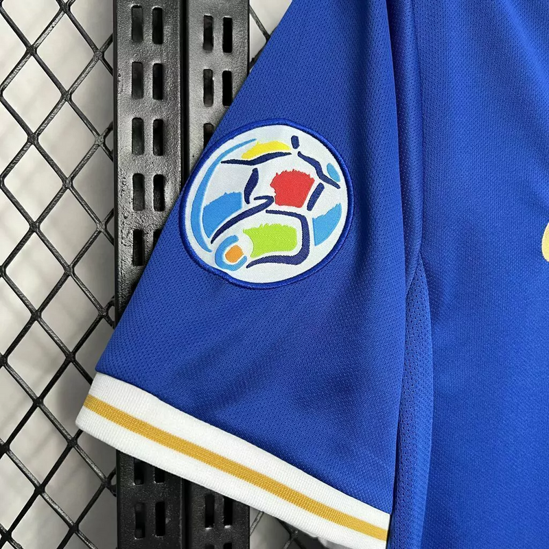 Camisa Itália Home 1996 - Retrô Nike Masculino - Azul