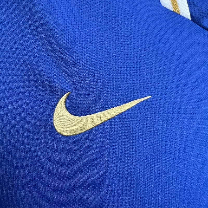 Camisa Itália Home 1996 - Retrô Nike Masculino - Azul