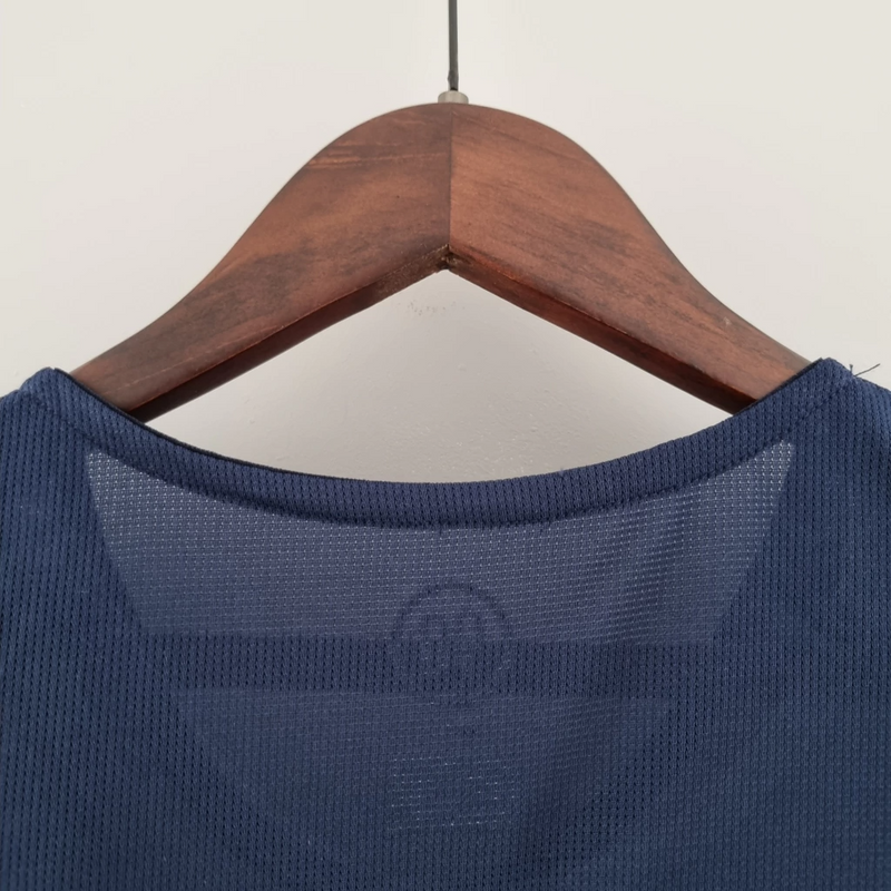 Camisa Inter de Milão Third 2004/05 - Retrô Nike Masculino - Preto e Azul