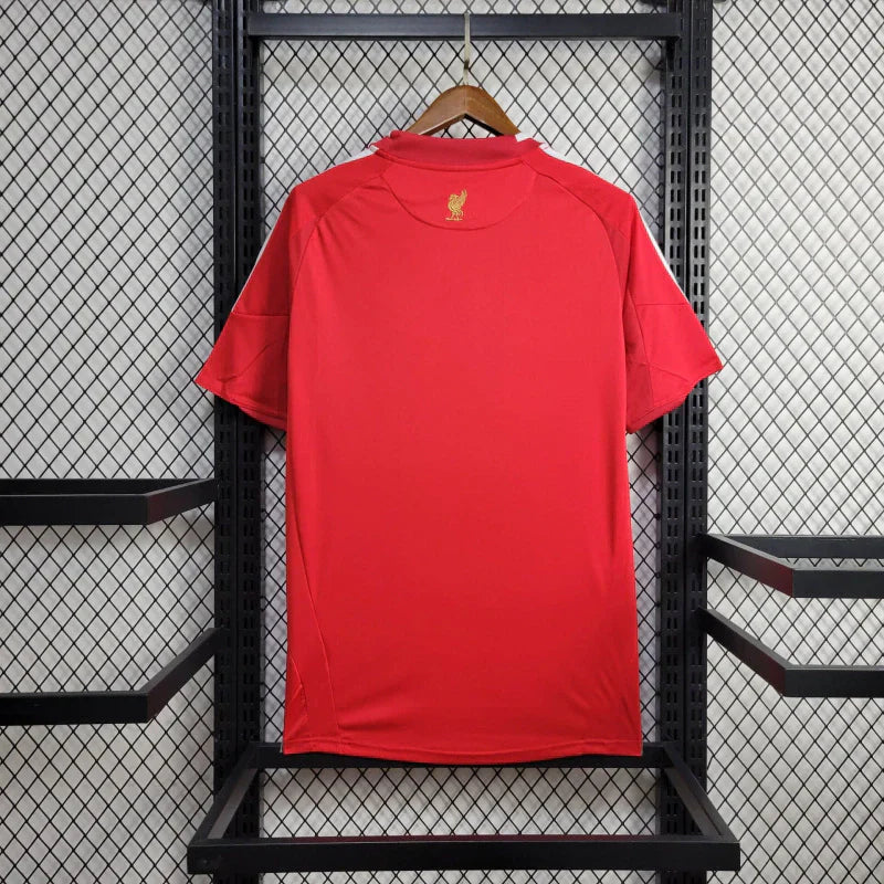Camisa Liverpool Home 2008/09 - Retrô Adidas Masculino - Vermelho