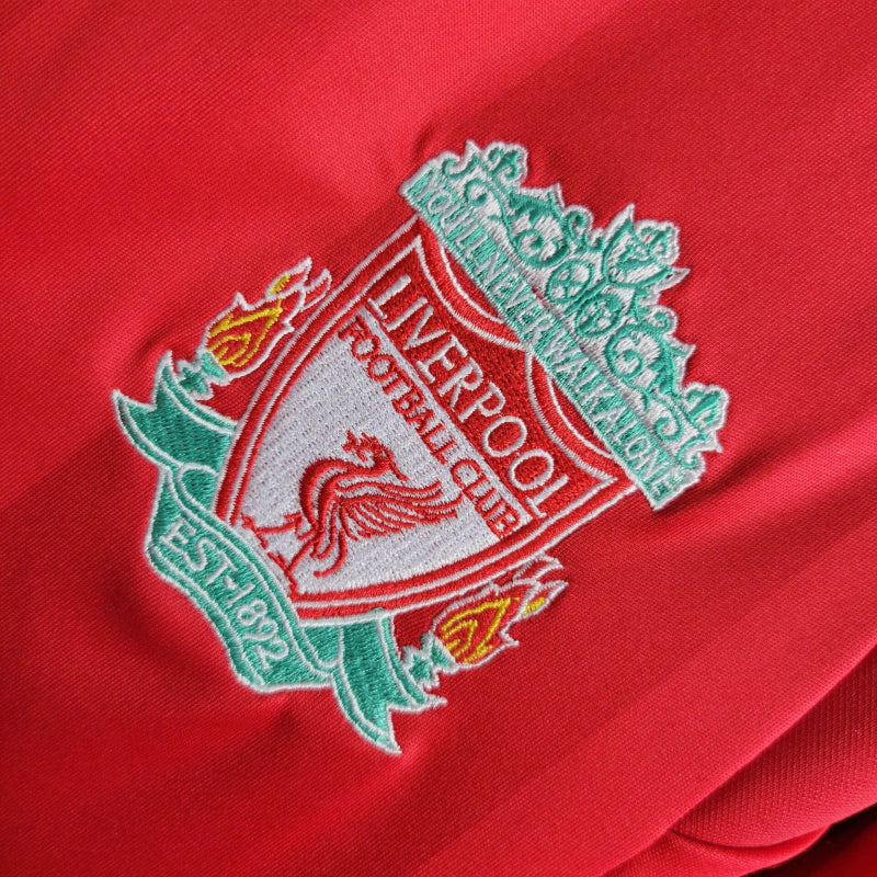 Camisa Liverpool Home 2008/09 - Retrô Adidas Masculino - Vermelho
