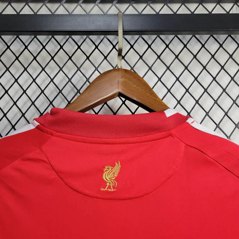 Camisa Liverpool Home 2008/09 - Retrô Adidas Masculino - Vermelho