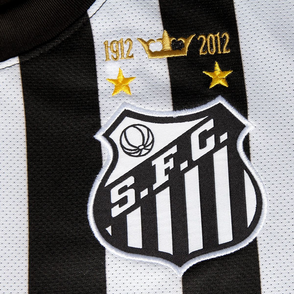 Camisa Santos Away 2012/13 - Retrô Nike Masculino - Branco e Preto