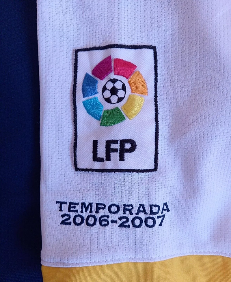 Camisa Atlético de Madrid Away 2006/07 - Retrô Nike Masculino - Branco e azul