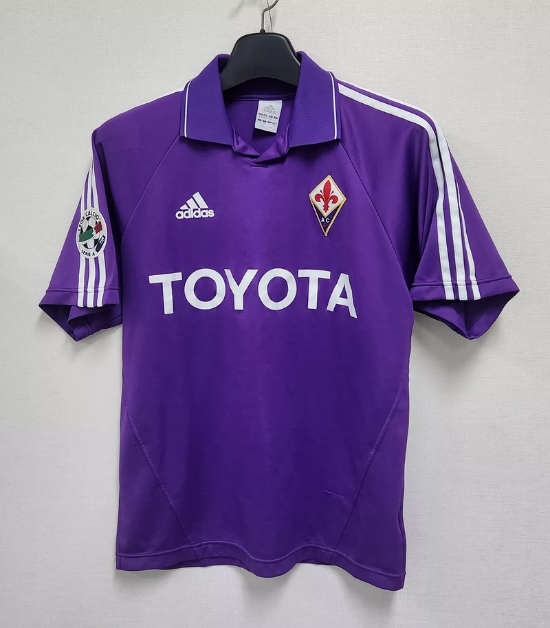 Camisa Fiorentina Home 2004/05 - Retrô Adidas Masculino - Roxo