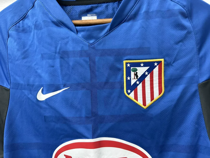 Camisa Atlético de Madrid Away 2007/08 - Retrô Nike Masculino - Azul