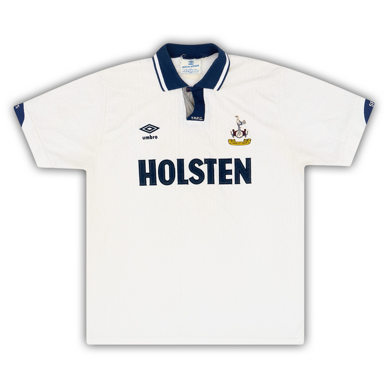 Camisa Tottenham Home 1991/92 - Retrô Umbro Masculino - Branca