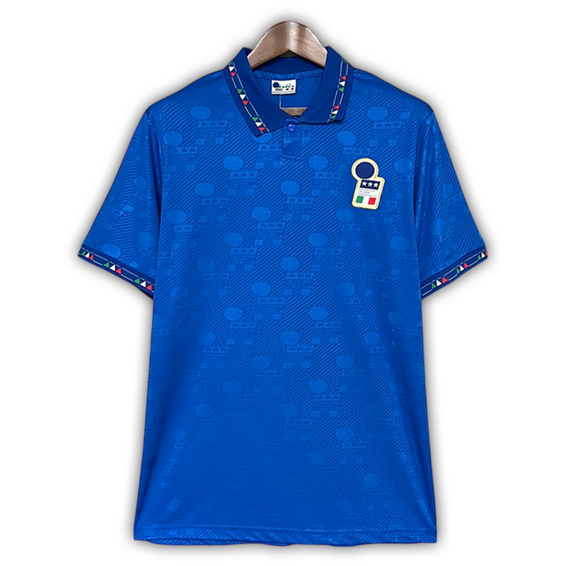 Camisa Itália Home 1994 - Retrô Diadora Masculino - Azul