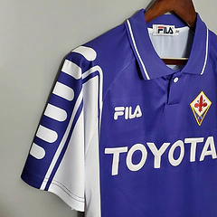 Camisa Fiorentina Home 1999/00 - Retrô Fila Masculino - Roxo e branco