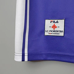Camisa Fiorentina Home 1999/00 - Retrô Fila Masculino - Roxo e branco