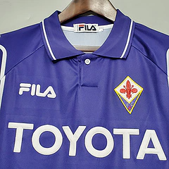 Camisa Fiorentina Home 1999/00 - Retrô Fila Masculino - Roxo e branco